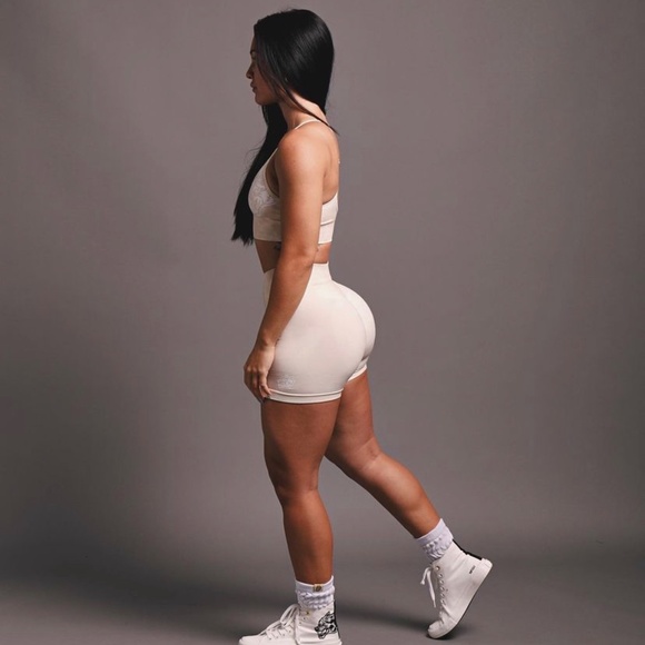 Darc Sport Cream Marble everson sports bra - Picture 2 of 3